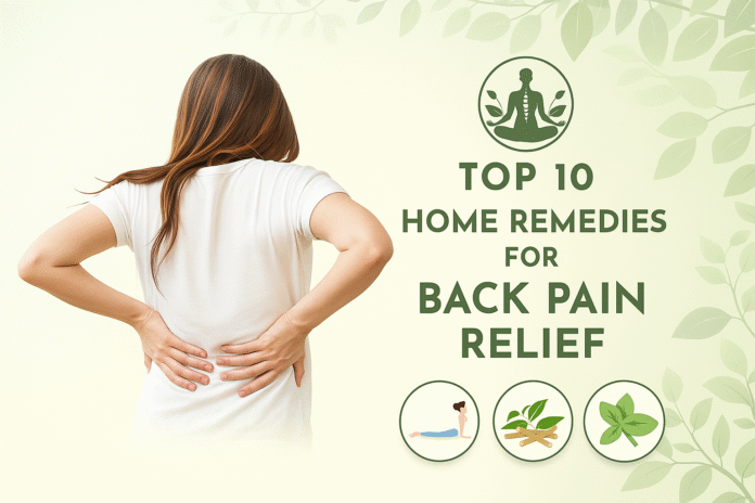 Top 10 Home Remedies for Back Pain Relief